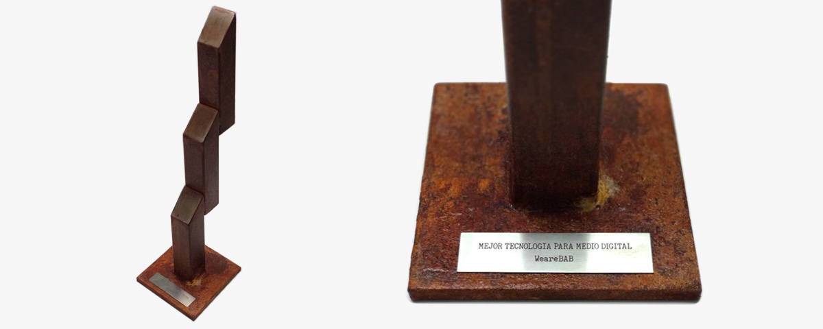 BAB receive the prize to better technology for digital means for his platform