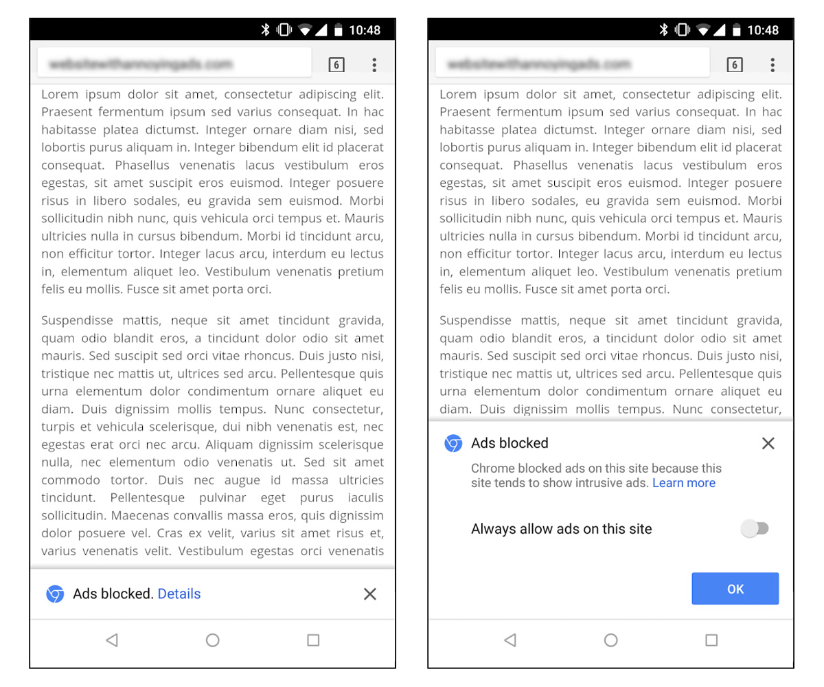 Google Chrome bloquejarà automàticament els anuncis intrusius Google Chrome bloquejarà automàticament els anuncis intrusius