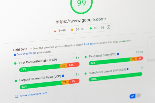 Experiencia de usuario - Core Web Vitals